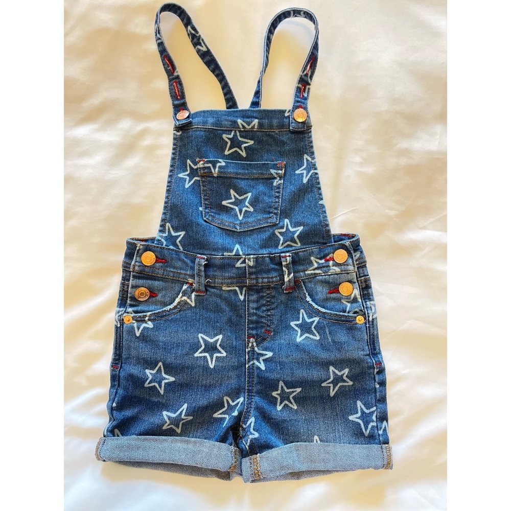 Girl size XS 4/5 Cat & Jack overalls shorts